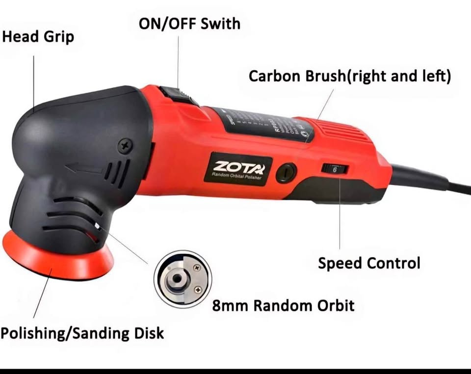 ZOTA RP803 Random Orbital Polisher Kit