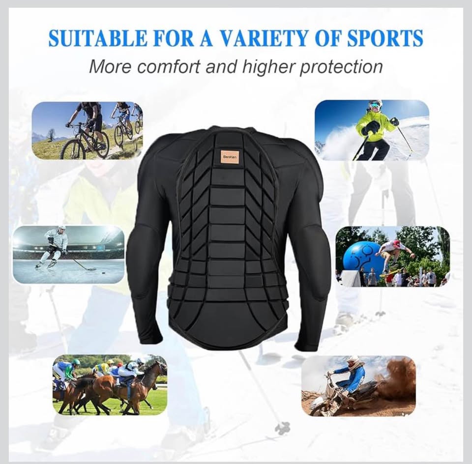 BenKen Motorcycle Body Armor Padded Protective Jacket