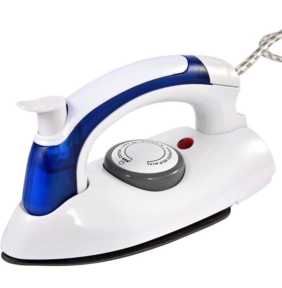 Steam Iron, Portable Foldable Folding Compact Handheld Steam Travel Iron Temperature Control