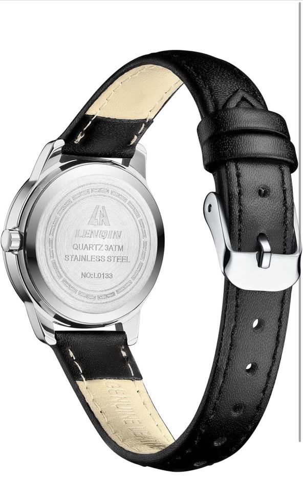 Ladies Watches, Analog Quartz Watches for Women, Waterproof Women's Wrist Watches with Leather Strap