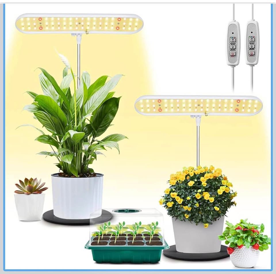 FOXGARDEN Grow Light, Full Spectrum LED Plant Light with Base, 26" Height Adjustable Growing Lamp wi