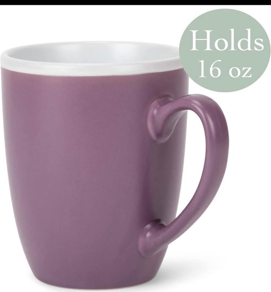 Purple Ceramic Coffee Mugs