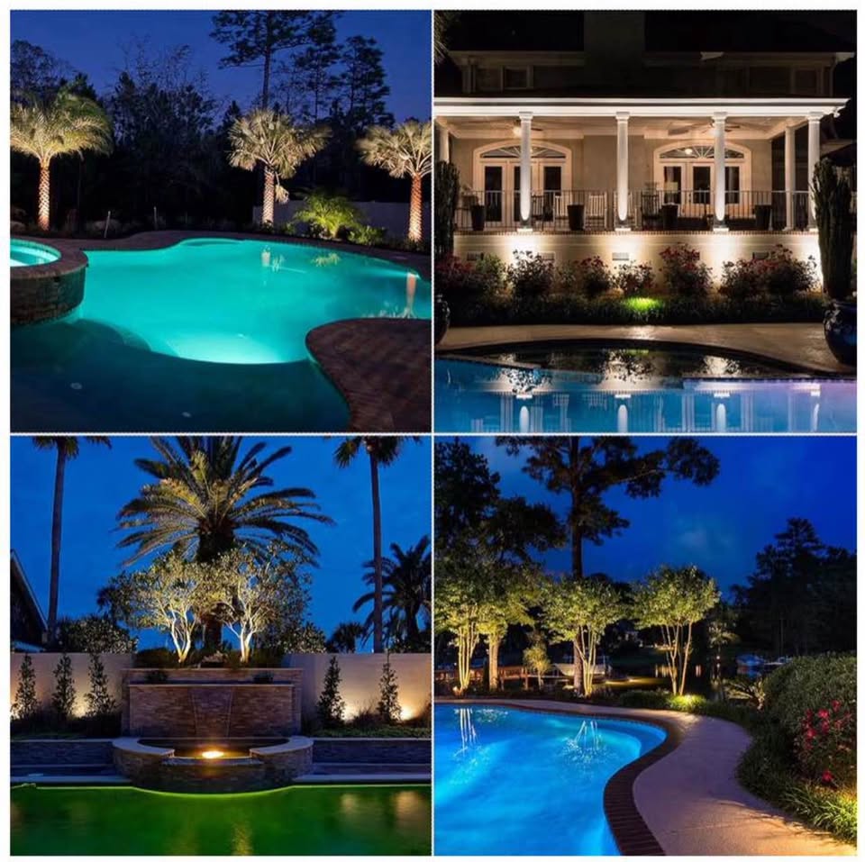 5 SET - Malibu 6 Watt LED Floodlight, 5 Pack, Landscape Outdoor Light Waterproof Spotlight for Drive