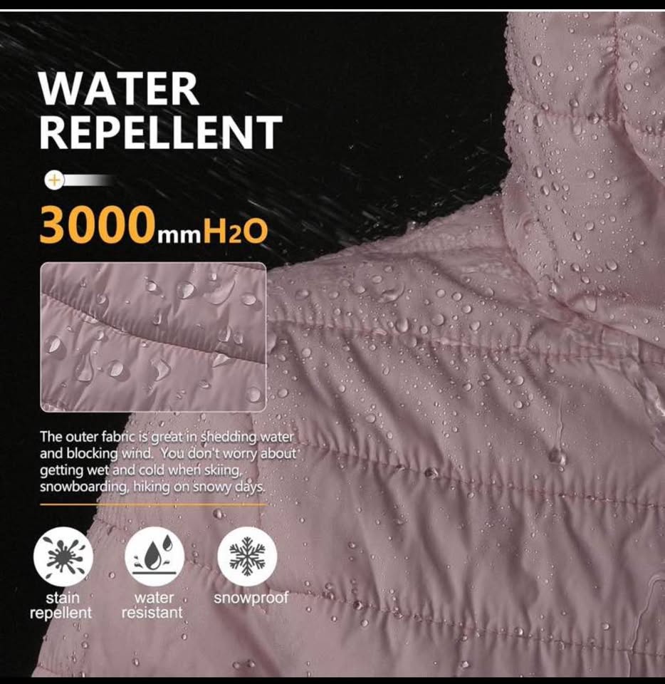 Outdoor Ventures Women's Pale Rosy Packable Puffer Jacket