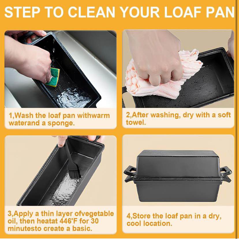 Brand new 9 x 5 inch Cast Iron Bread Pan