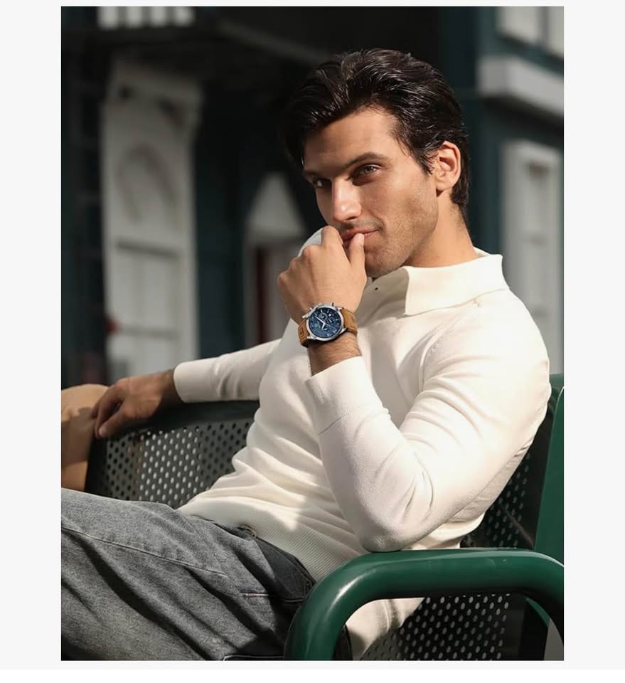 BENYAR Mens Watch Analog Quartz Movement Chronograph Waterproof Luminous Date Men's Wrist Watches St