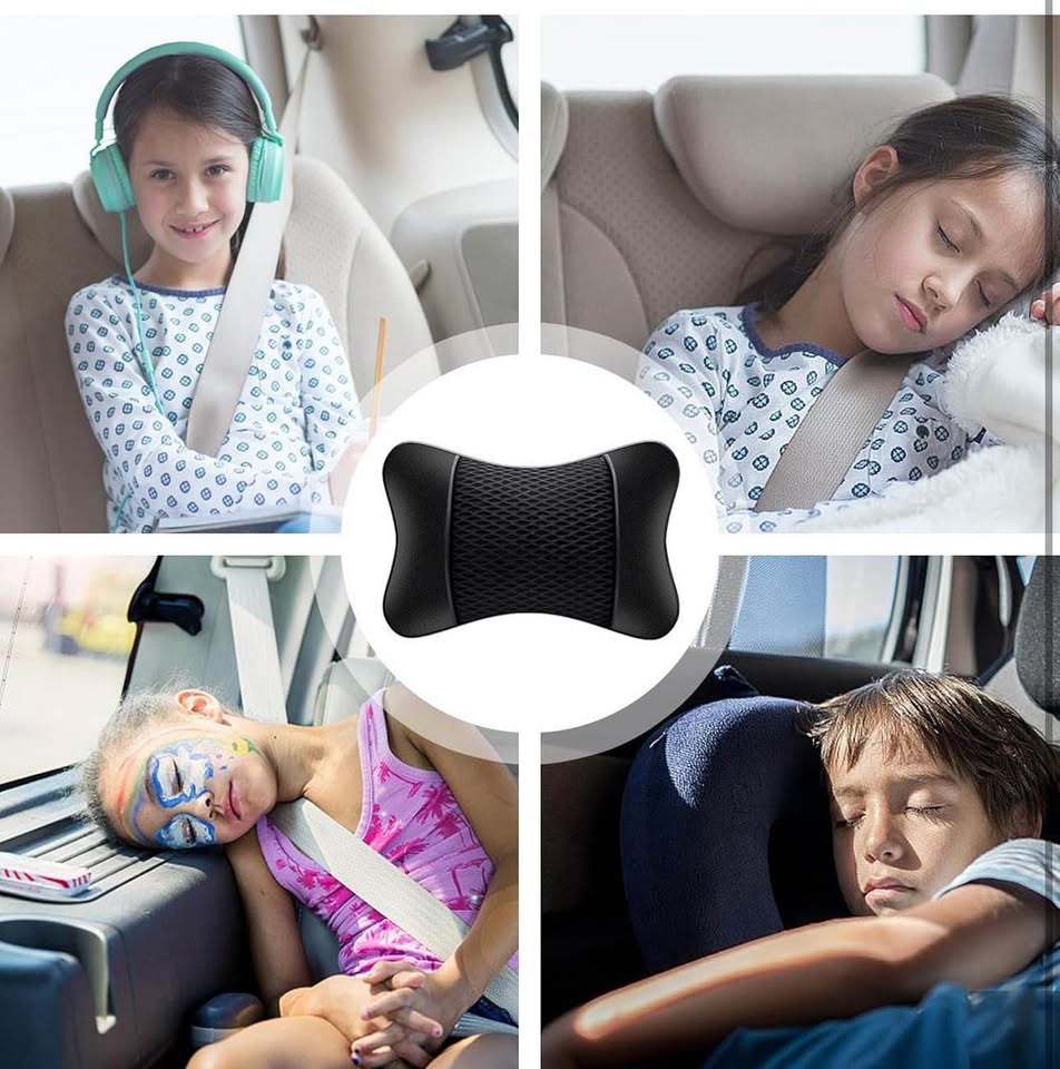 Car Neck Pillow - Elastic Breathable Car Seat Headrest Neck Rest Cushion | Headrest Neck Rest Cushio