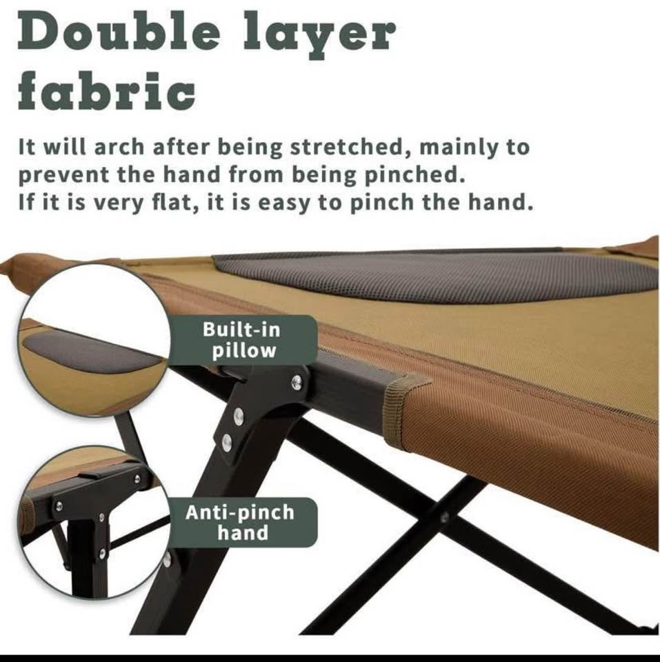 Brand new SunnyFeel 300 lb Camping Cot