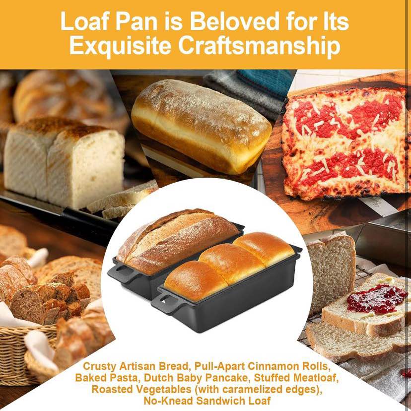 Brand new 9 x 5 inch Cast Iron Bread Pan