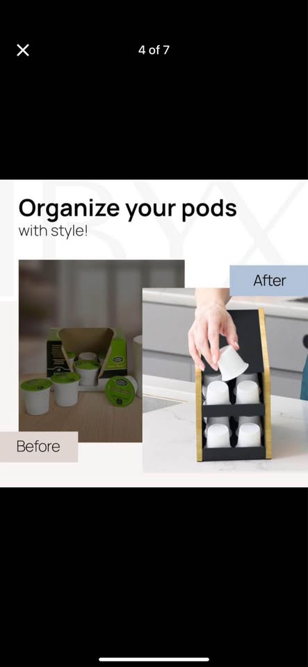 New Wooden coffee pod dispenser