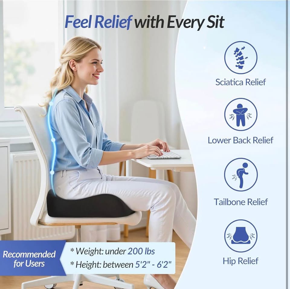 ZIKEE Ergonomic Chair Cushion