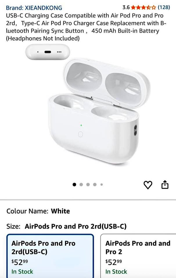 Brand new USB-C charging case for AirPods pro 2