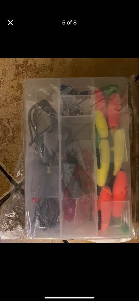 Brand new 78Pcs Saltwater Surf Fishing Kit.