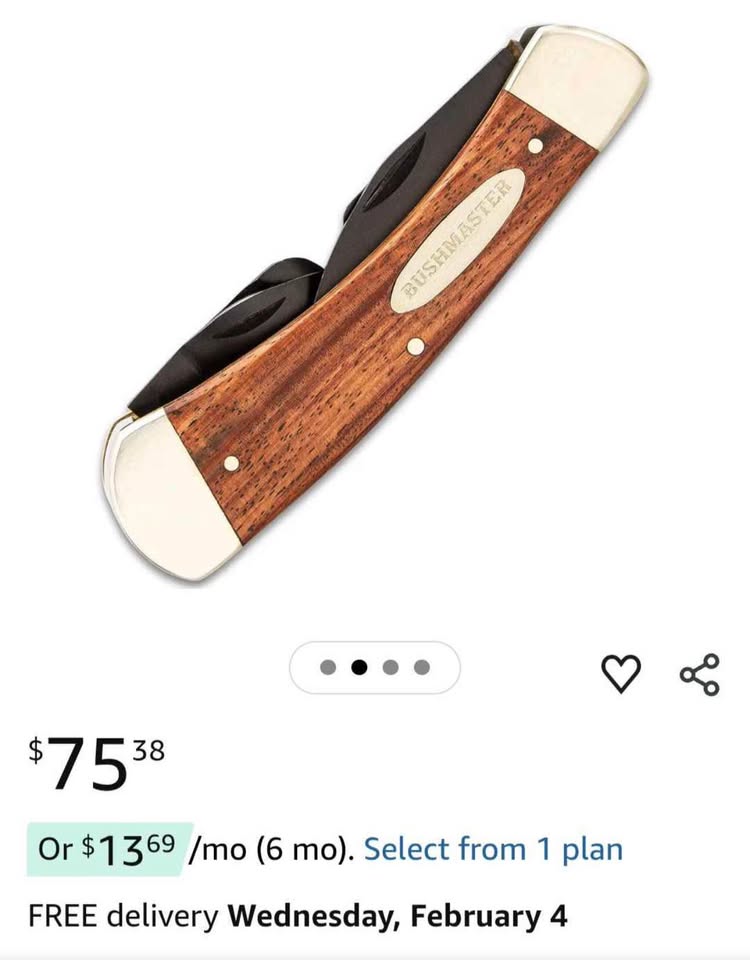 Whittlers Pocket Knife, 6 In 1