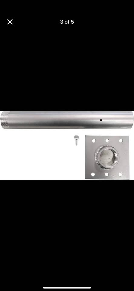 Brand new NFL to-go flagpole deck/dock mount