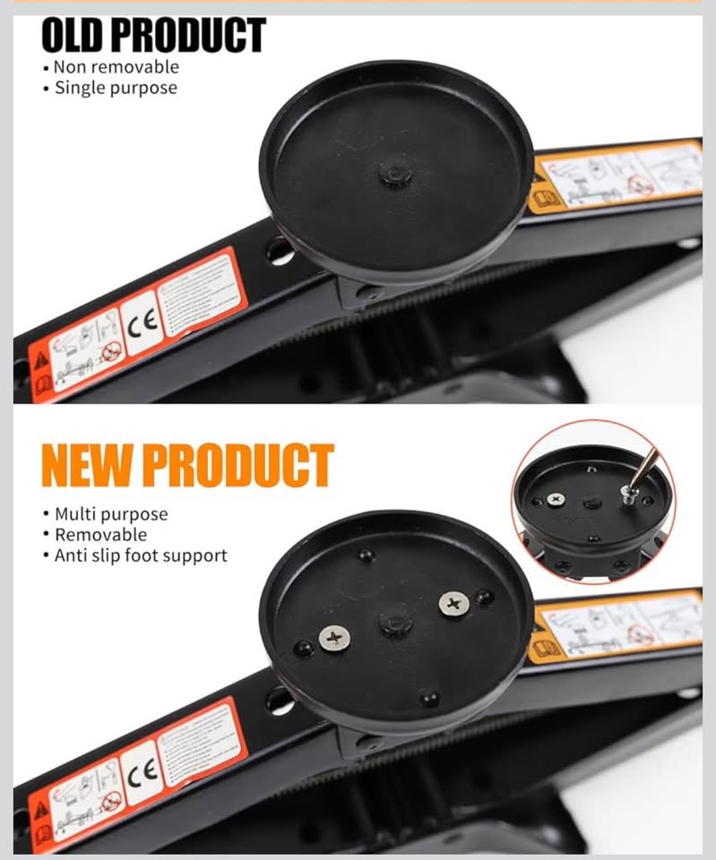 New Scissor Car Jack Kit w/ Tire Repair Set