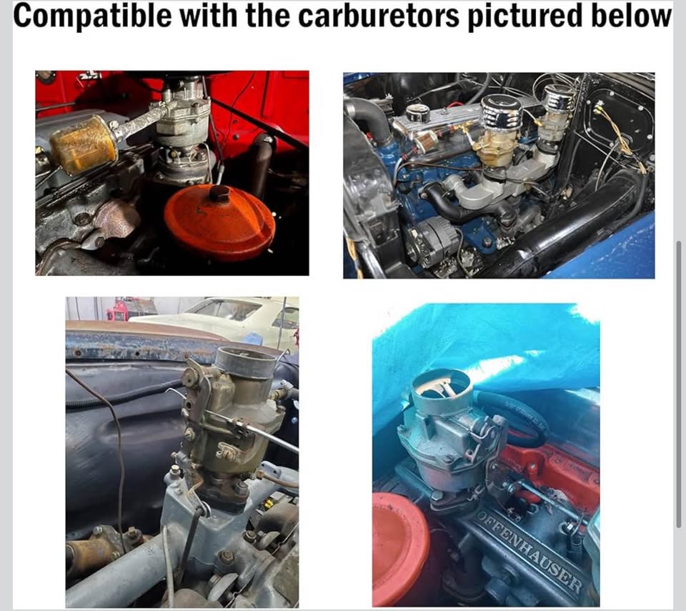 ROCHESTER B 1 BARREL CARBURETOR FOR 1950-1959 CHEVY & GMC TRUCKS 235 216" Inline 6 cylinder ENGINES