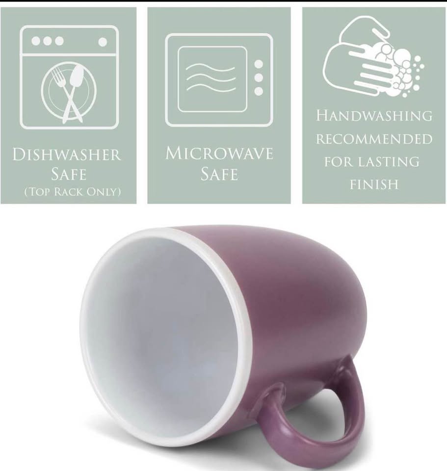 Purple Ceramic Coffee Mugs