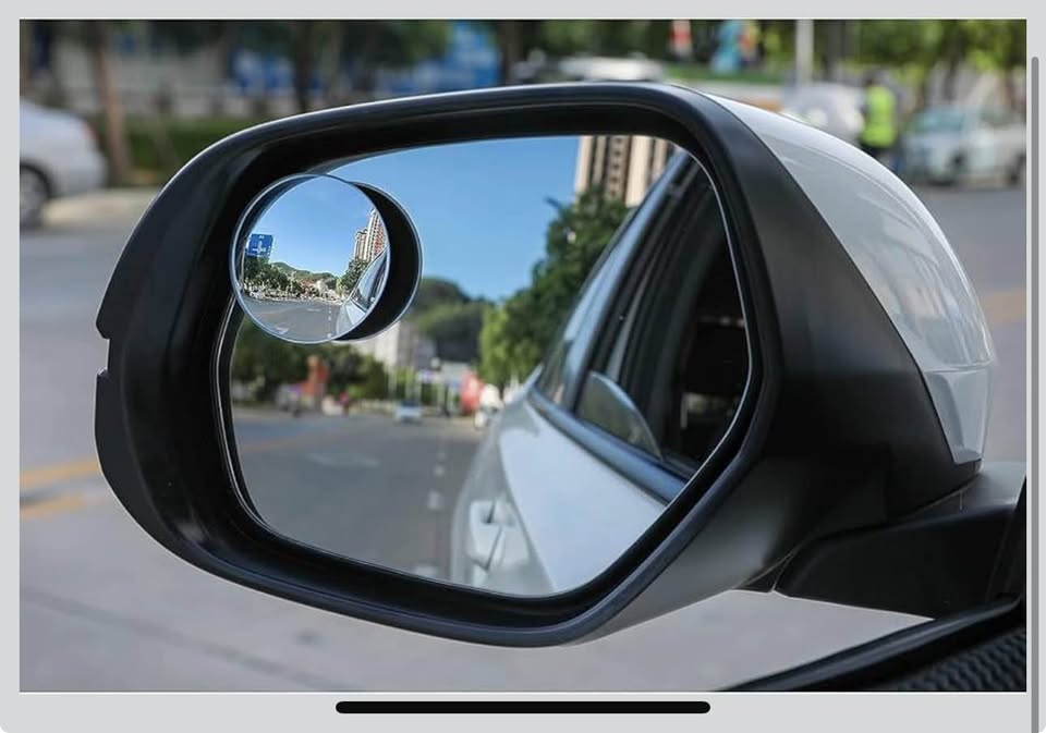 LivTee Blind Spot Mirror, 2" Round HD Glass Frameless Convex Rear View Mirrors Exterior Accessories
