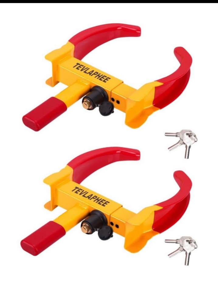 Brand new 2 Adjustable Wheel Locks Set