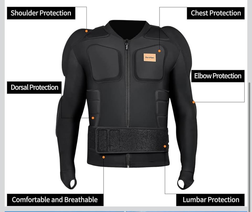BenKen Motorcycle Body Armor Padded Protective Jacket