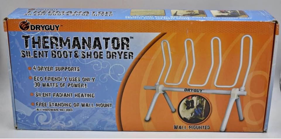 DRYGUY Thermanator Silent Boot & Shoe Dryer Supports 4 Boots At Once