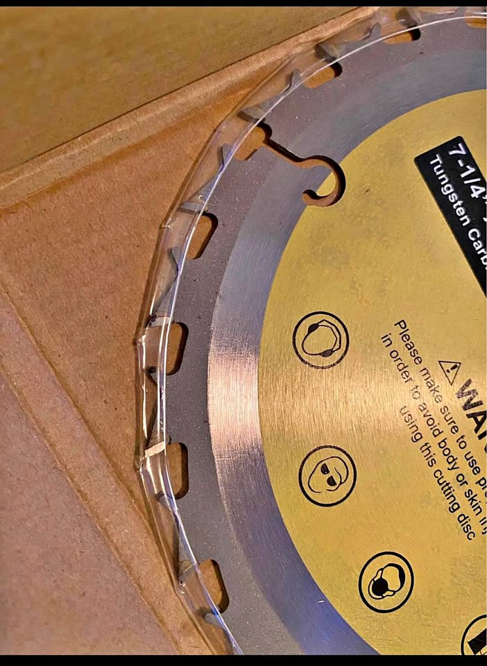 Brand new Circular 7” 24 Teeth Saw Blade