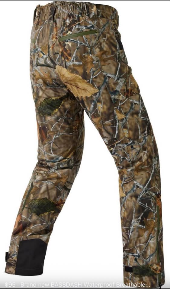 Brand new BASSDASH Waterproof Breathable Hunting Pants