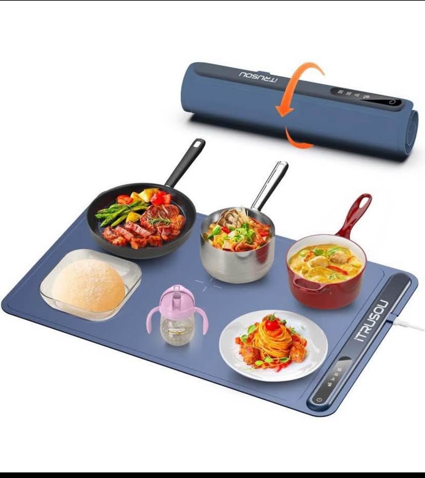 Brand new iTRUSOU rollable + portable electric warming tray