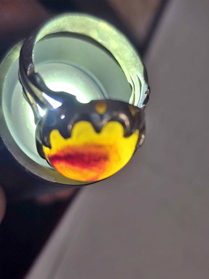 Original Aqeeq E Yemeni ( Agate of Yemen) in Silver 925