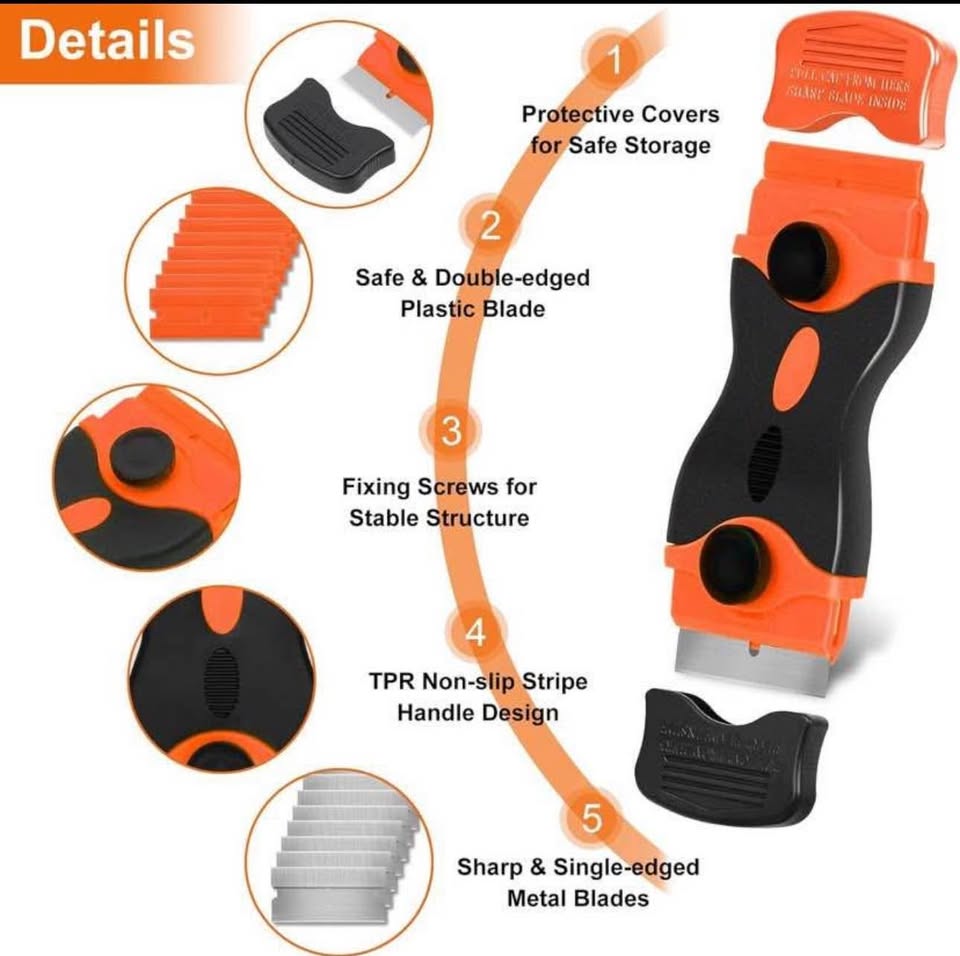 Brand new 2 PCs Razor Blade Scraper