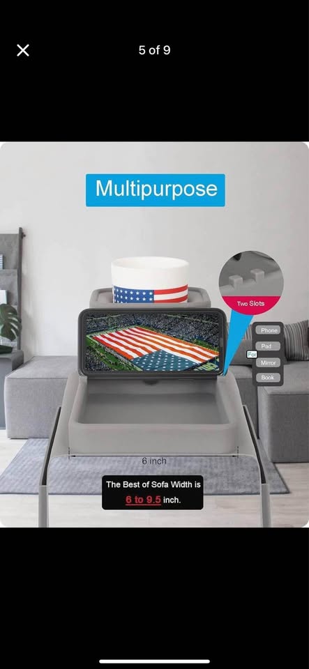 Brand new sofa arm tray, stand and cup holder