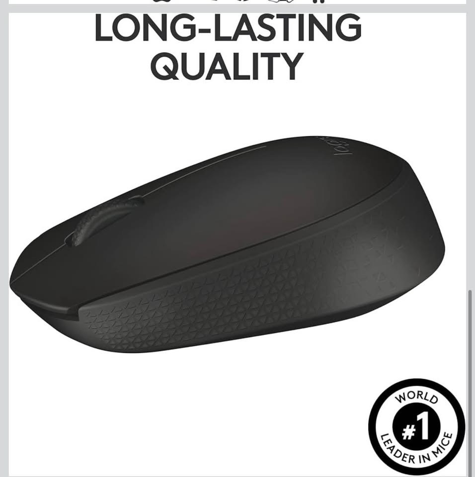 Logitech M170 Wireless Mouse for PC, Mac, Laptop, 2.4 GHz with USB Mini Receiver, Optical Tracking,