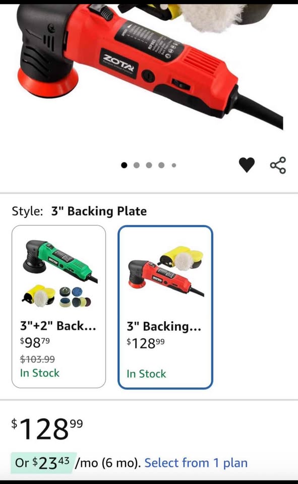 ZOTA RP803 Random Orbital Polisher Kit