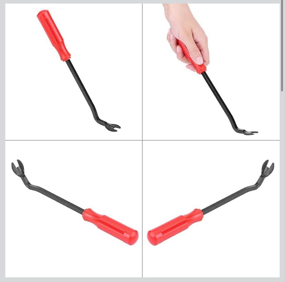 Ergonomic Plastic Fastener Remover - Easily Removes Plastic Fasteners - Car Door Trim Clip Panel Gla