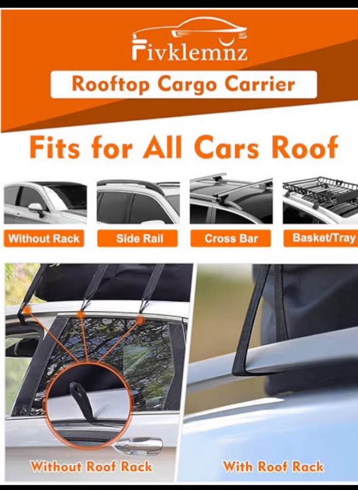 Brand new Waterproof Car Roof Cargo Carrier Bag