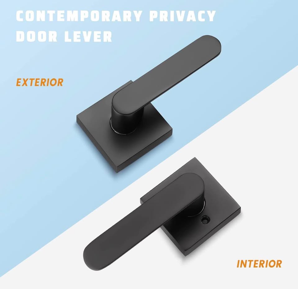 Knobwell Black Interior Door Lever