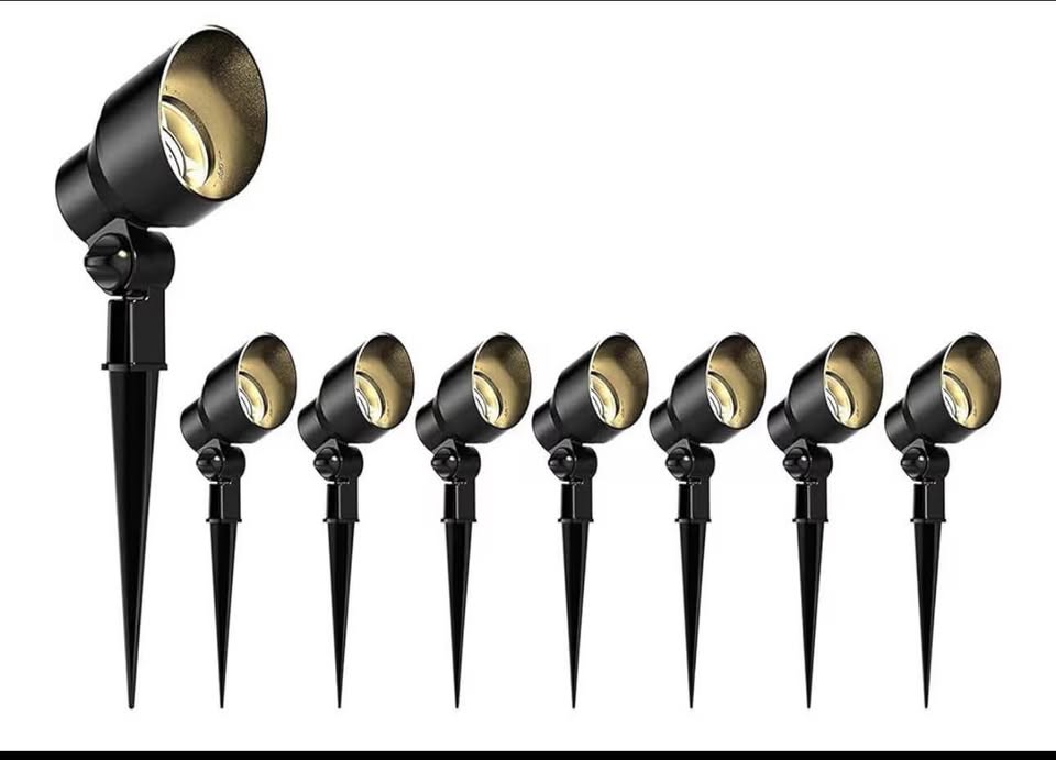 5 SET - Malibu 6 Watt LED Floodlight, 5 Pack, Landscape Outdoor Light Waterproof Spotlight for Drive