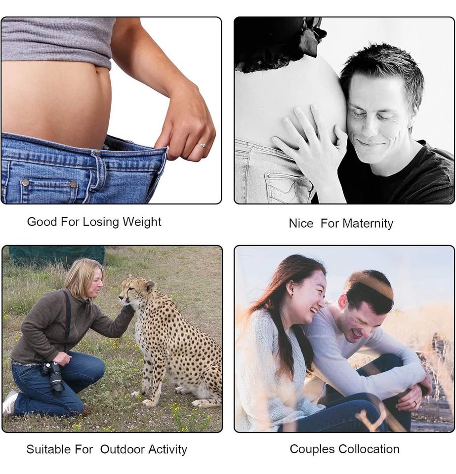 Syhood 5 Pieces No Buckle Belt for Women Men Free Buckle Adjustable Invisible Elastic Belts for Jean