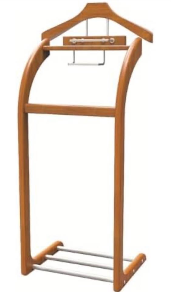 SMARTEK Wood Valet Stand