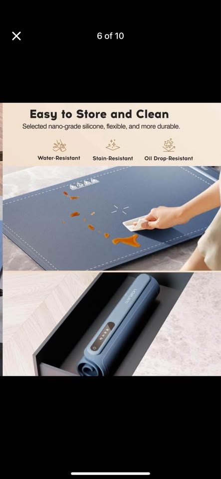 Brand new iTRUSOU rollable + portable electric warming tray