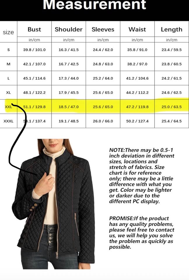 Black Quilted Jacket with Fleece Lining