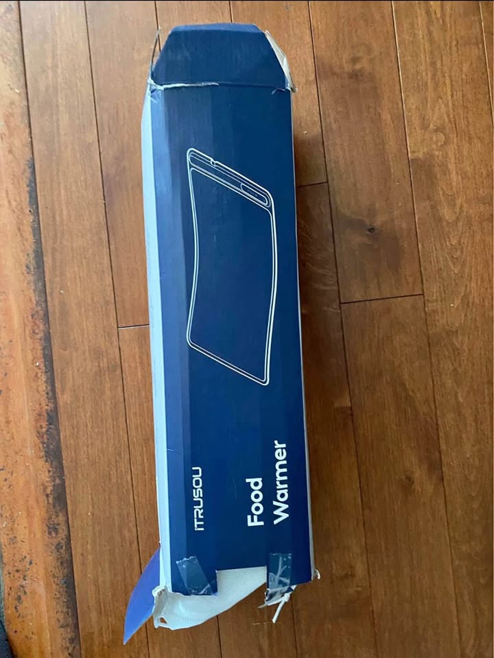 Brand new iTRUSOU rollable + portable electric warming tray