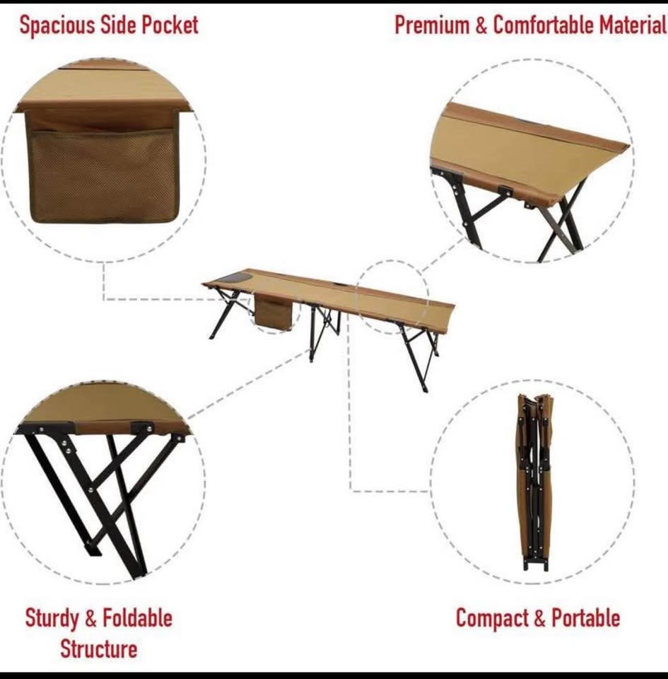 Brand new SunnyFeel 300 lb Camping Cot