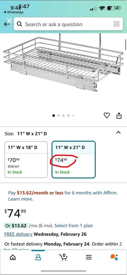 Hold N’ storage pull out cabinet organizer sliding shelf