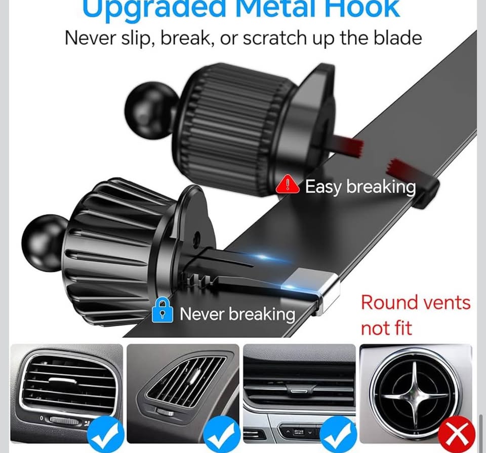 Kaistyle for Magsafe Car Mount20 Strong Magnets Magnetic Phone Holder for Car Phone Holder MountDash