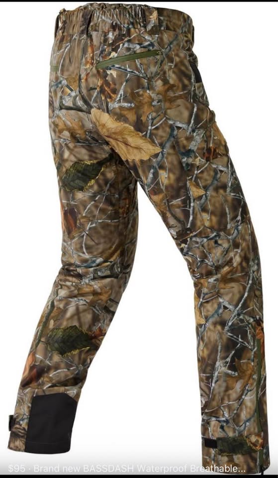 Brand new BASSDASH Waterproof Breathable Hunting Pants