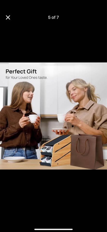 New Wooden coffee pod dispenser