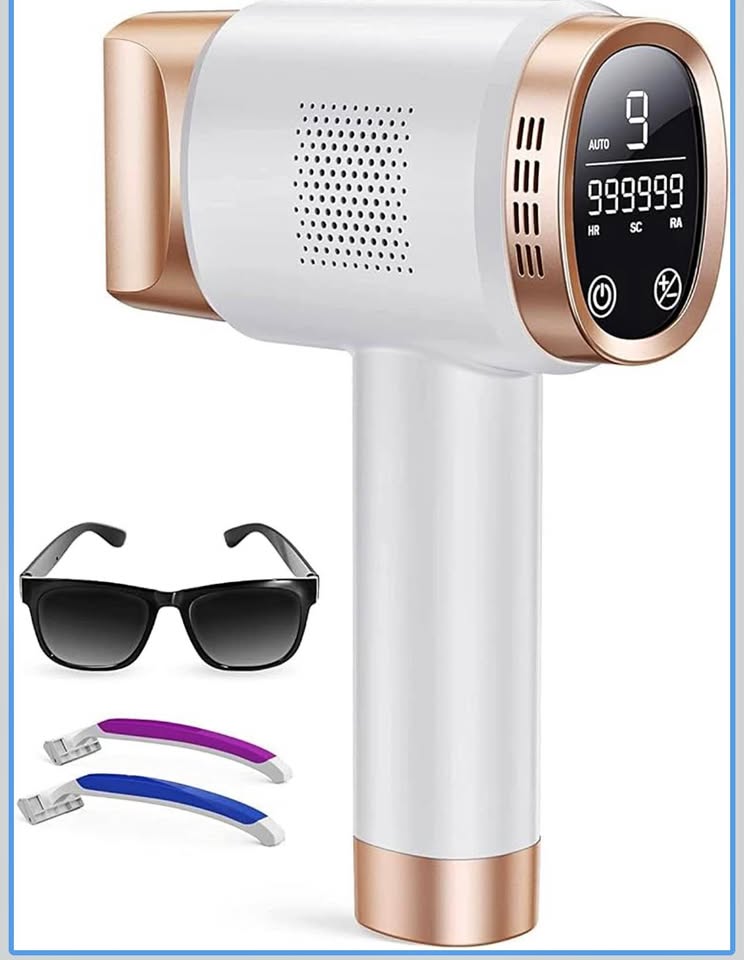 IPL Hair Removal Device Kit w/ Glasses Razors