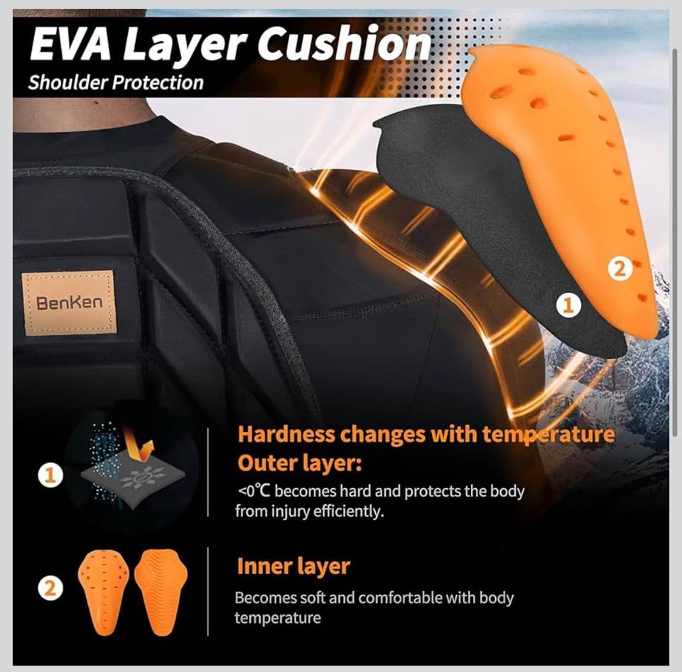 BenKen Motorcycle Body Armor Padded Protective Jacket